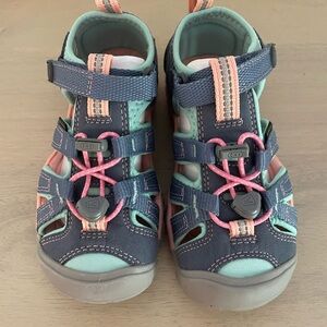 Keen Kids' Navy and Pink Sandals